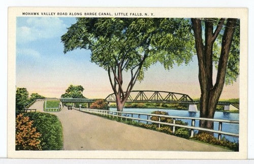 Mohawk valley road along barge - valley,