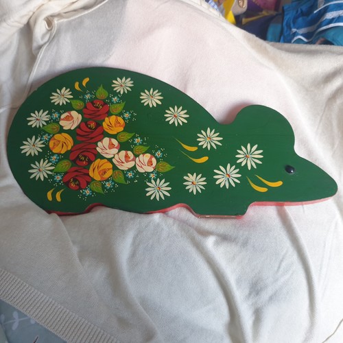 Vtg hand painted - painted, folk