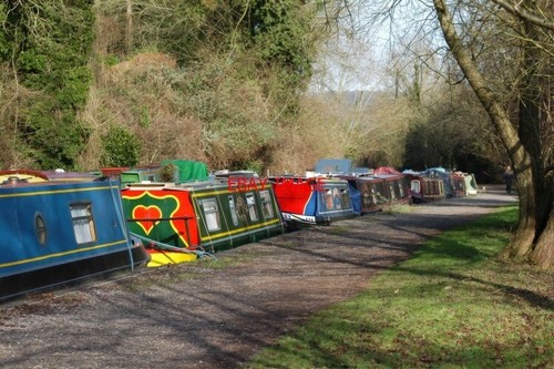 Photo barges limley stoke - photo,