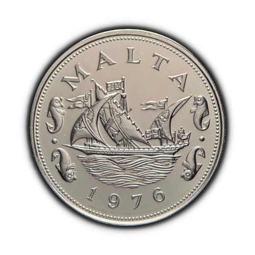 Malta 1976 cents barge - 10,