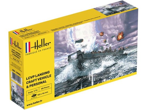 Heller landing barge 1 - -, 1/72