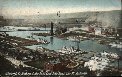 Pittsburgh harbor from mt - pittsburgh,
