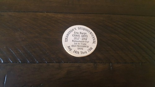 Vintage wooden nickel - vintage,