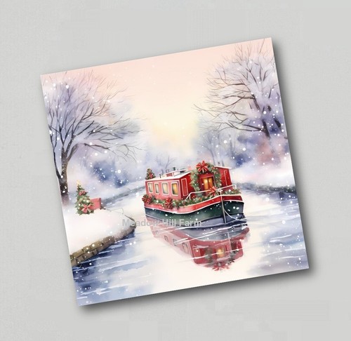 Fridge magnet canal barge - canal,