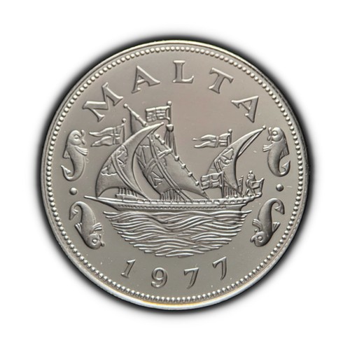 Malta 1977 cents barge - -,