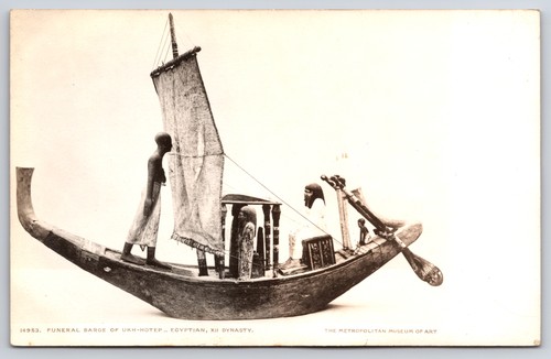Rppc funeral barge ukh - rppc,