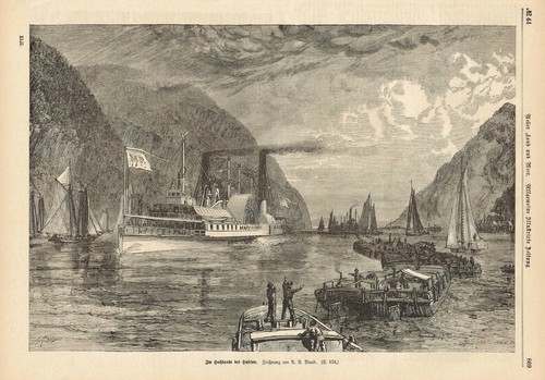 Hudson river paddle - hudson, steamer