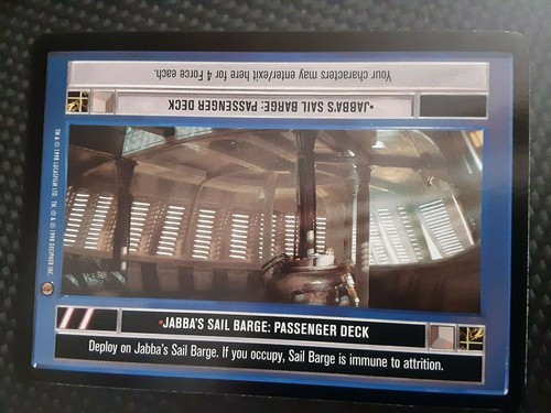 Decipher star wars jabba - star,