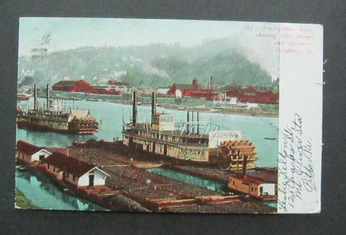 Monongahela river showing coal - river,