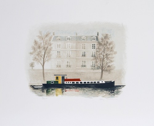 Mary faulconer paris barge - paris,