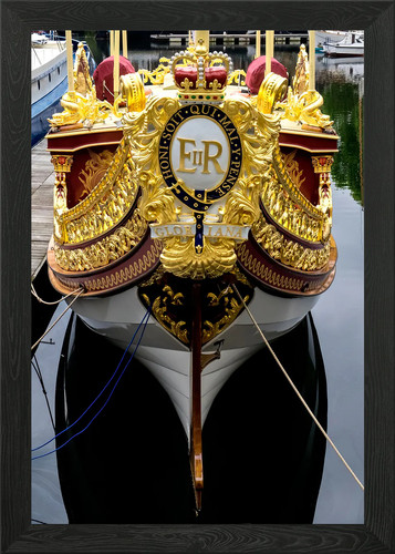 Gloriana royal barge framed - gloriana,