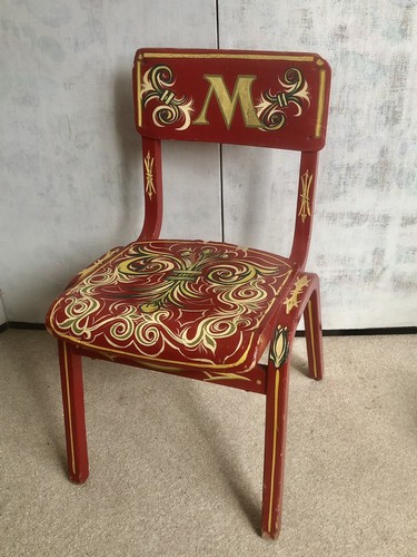 Vintage handpainted child - vintage,