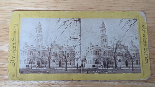 Vintage stereo viewer card - stereo,