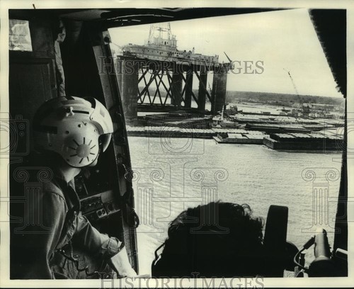 1974 press photo helicopter - press,