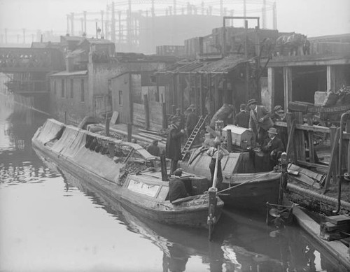 Coal barge 1917 motor - 1917,
