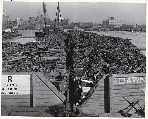 General view scrap iron - scrap,