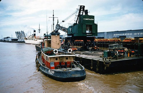 The tugboat orleans maneuvers - tugboat,