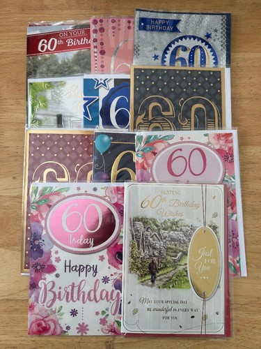 60th birthday card - birthday, 11