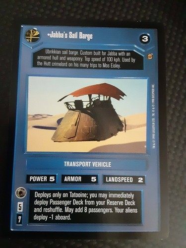 Decipher star wars jabba - wars, jabba's