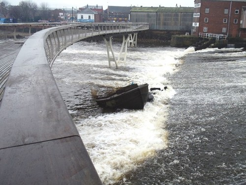 Photo the sunken barge - a1,