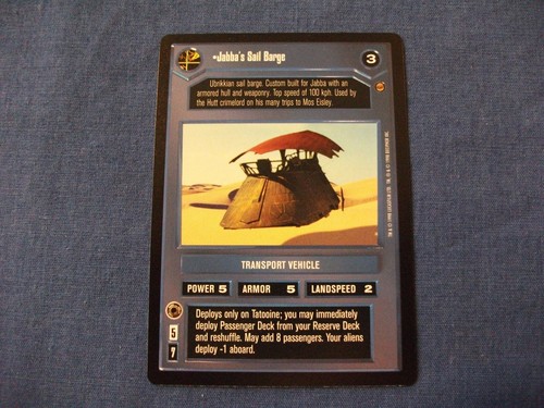 Star wars ccg jabba - star,