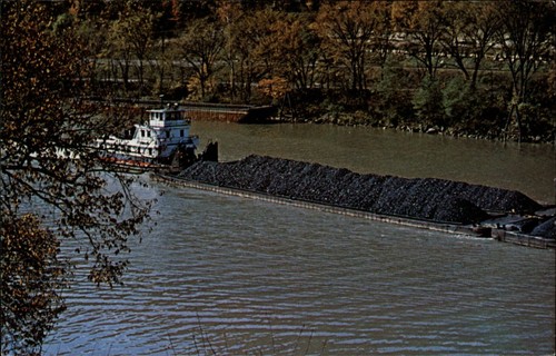 Coal barge morgantown west - coal,