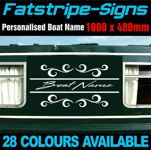 Personalised narrow boat barge - boat,