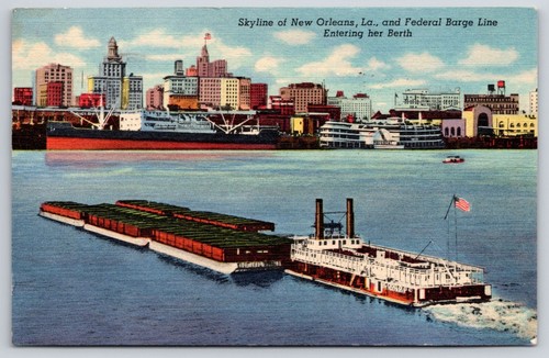 New orleans skyline 1956 - la,