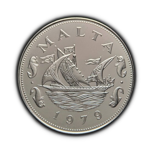 Malta 1979 cents barge - 10,
