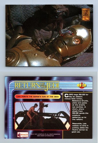 Leia points the barge gun - leia, barge's