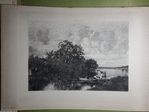 Antique 1888 etching the - antique,