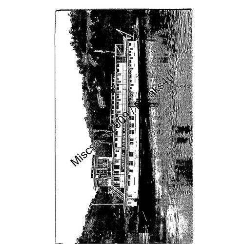 Unused postcard 1934 towboat - unused,